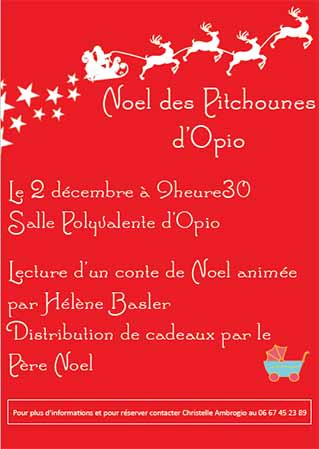 noel pitchounes opio association assistante maternelle evenement 